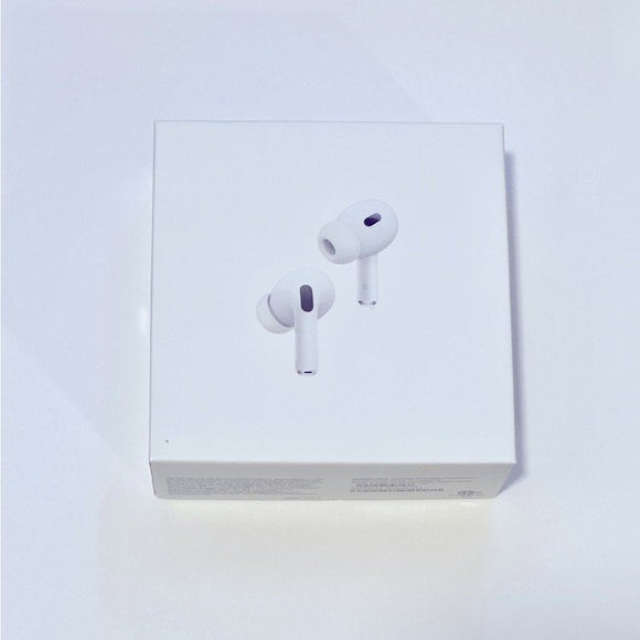 Aipods pro 2nd generation with wireless MagSafe charging 1year Apple care -white - Picture 1 of 5